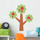 Cartoon Apple Tree Wall Decal