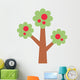 Cartoon Apple Tree Wall Decal