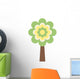 Green and Yellow Tree Wall Decal