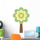 Green and Yellow Tree Wall Decal