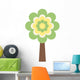 Green and Yellow Tree Wall Decal
