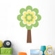 Green and Yellow Tree Wall Decal