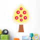 Yellow and Red Tree Wall Decal