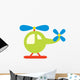 Cute Little Helicopter Wall Decal