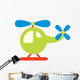 Cute Little Helicopter Wall Decal