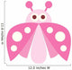 Cute Pink Little Ladybug Wall Decal