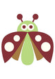 Cute Little Lady Bug Wall Decal
