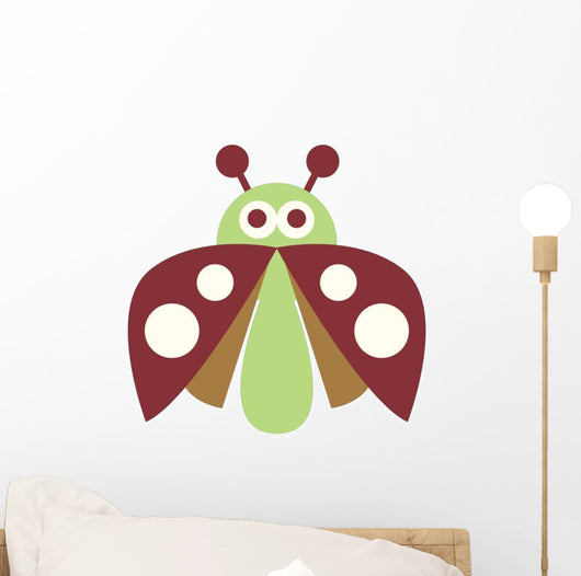 Cute Little Lady Bug Wall Decal