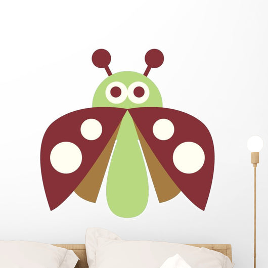 Cute Little Lady Bug Wall Decal