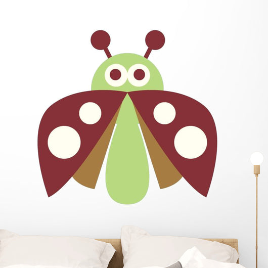 Cute Little Lady Bug Wall Decal