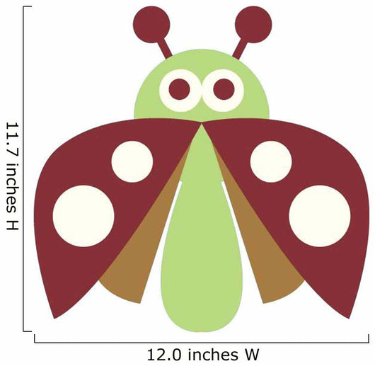 Cute Little Lady Bug Wall Decal
