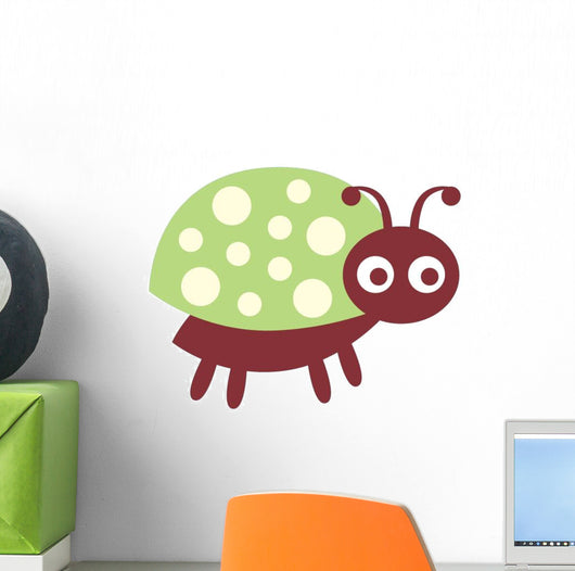 Cute Little Lady Bug Wall Decal