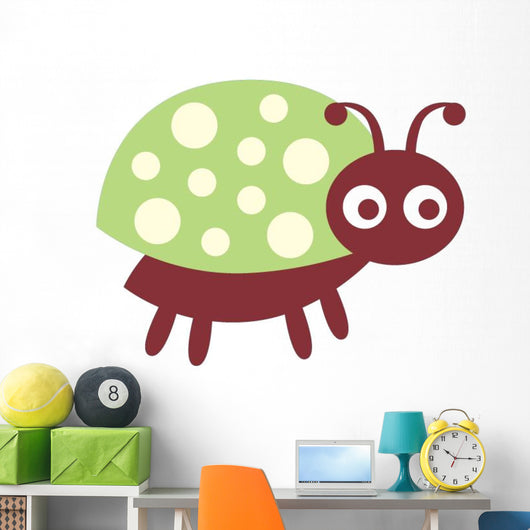 Cute Little Lady Bug Wall Decal