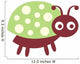 Cute Little Lady Bug Wall Decal
