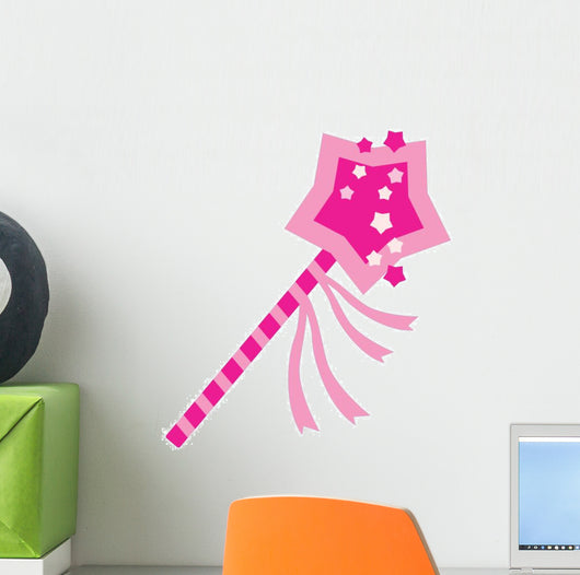 Cute Pink Cartoon Princess Wall Decal
