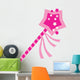 Cute Pink Cartoon Princess Wall Decal