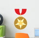 Cute Cartoon medal Wall Decal
