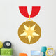 Cute Cartoon medal Wall Decal