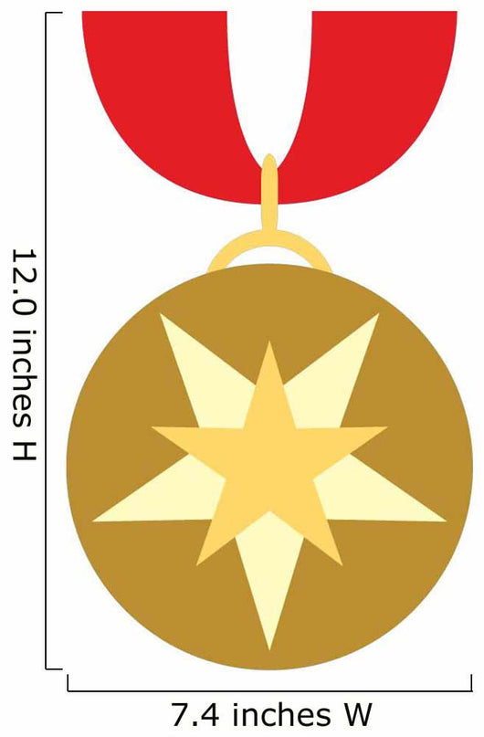 Cute Cartoon medal Wall Decal