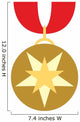Cute Cartoon medal Wall Decal