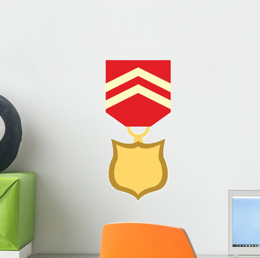 Cute Cartoon Medal Wall Decal