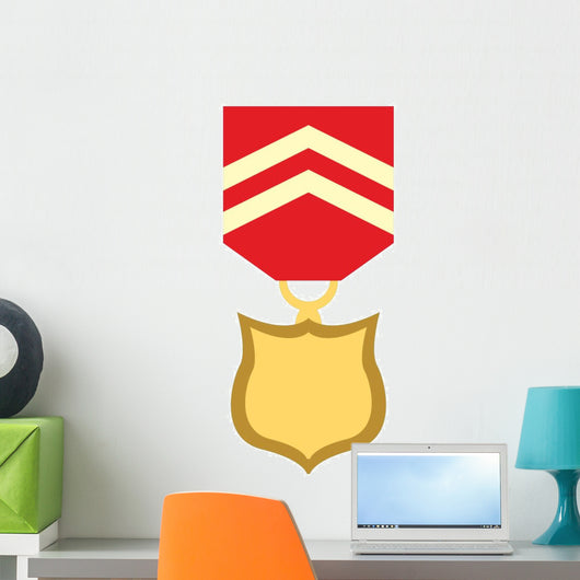 Cute Cartoon Medal Wall Decal