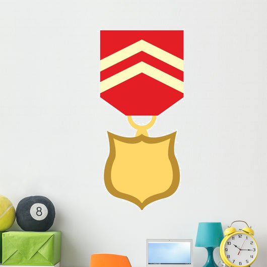 Cute Cartoon Medal Wall Decal