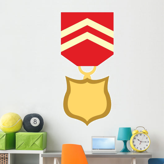 Cute Cartoon Medal Wall Decal