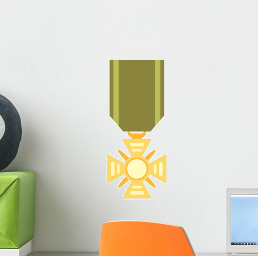 Cute Cartoon Medal Wall Decal