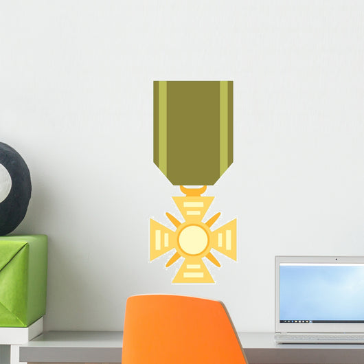 Cute Cartoon Medal Wall Decal