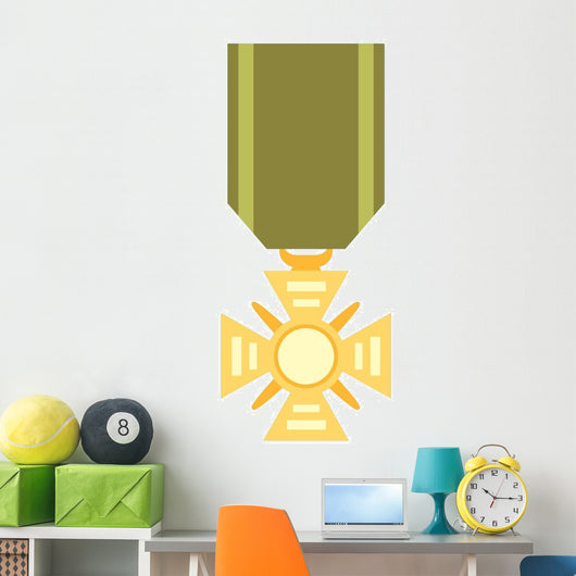 Cute Cartoon Medal Wall Decal