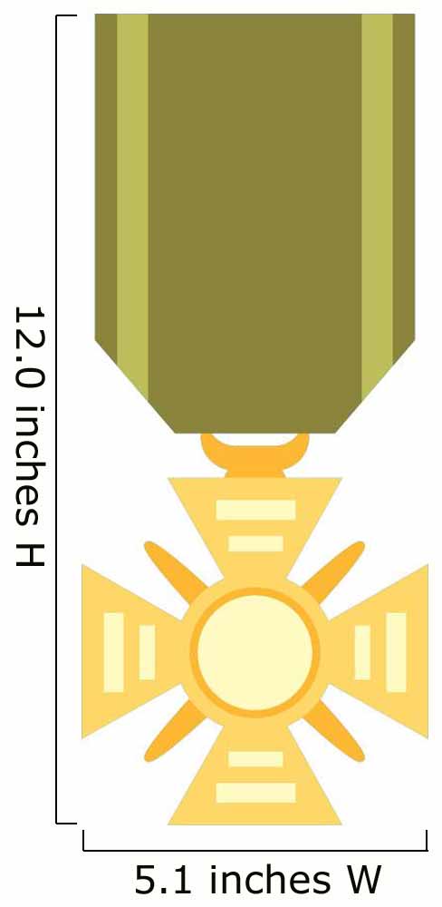 Cute Cartoon Medal Wall Decal