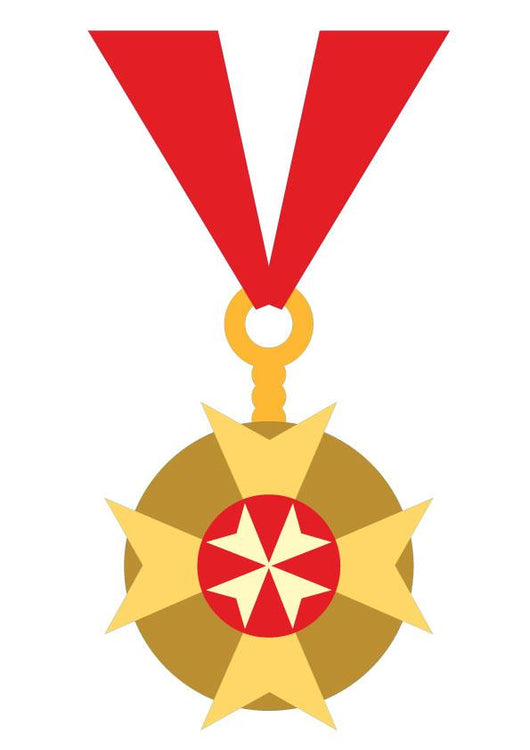 Cute Cartoon Medal Wall Decal