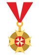 Cute Cartoon Medal Wall Decal