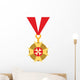 Cute Cartoon Medal Wall Decal