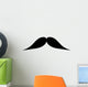 Pointy Butch Silly Mustache Wall Decal