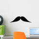 Pointy Butch Silly Mustache Wall Decal