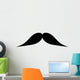 Pointy Butch Silly Mustache Wall Decal