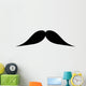 Pointy Butch Silly Mustache Wall Decal