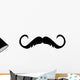 Refined Artist Silly Mustache Wall Decal