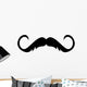 Refined Artist Silly Mustache Wall Decal