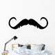 Refined Artist Silly Mustache Wall Decal