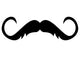 Refined Artist Silly Mustache Wall Decal