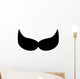 Fluffed Butch Silly Mustache Wall Decal