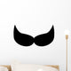 Fluffed Butch Silly Mustache Wall Decal