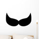 Fluffed Butch Silly Mustache Wall Decal