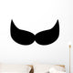 Fluffed Butch Silly Mustache Wall Decal