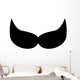 Fluffed Butch Silly Mustache Wall Decal