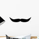 Slight Turn Silly Mustache Wall Decal
