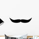 Slight Turn Silly Mustache Wall Decal
